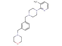 4-(3-{[4-(3-methylpyridin-2-yl)piperazin-1-yl]methyl}benzyl)morpholine