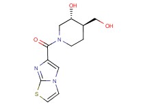 (3R*,4R*)-4-(hydroxymethyl)-1-(imidazo[2,1-b][1,3]thiazol-6-ylcarbonyl)-3-piperidinol