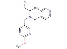 N-[(2-methoxypyrimidin-5-yl)methyl]-N-(pyridin-4-ylmethyl)butan-2-amine