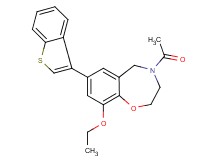 4-acetyl-7-(1-benzothien-3-yl)-9-ethoxy-2,3,4,5-tetrahydro-1,4-benzoxazepine
