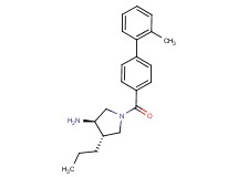 (3R*,4S*)-1-[(2'-methylbiphenyl-4-yl)carbonyl]-4-propylpyrrolidin-3-amine