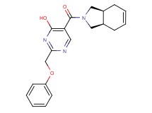 5-[(3aR*,7aS*)-1,3,3a,4,7,7a-hexahydro-2H-isoindol-2-ylcarbonyl]-2-(phenoxymethyl)pyrimidin-4-ol
