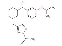 (3-isopropoxyphenyl){1-[(1-isopropyl-1H-pyrazol-4-yl)methyl]-3-piperidinyl}methanone