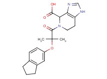 5-[2-(2,3-dihydro-1H-inden-5-yloxy)-2-methylpropanoyl]-4,5,6,7-tetrahydro-1H-imidazo[4,5-c]pyridine-4-carboxylic acid