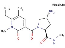 (4R)-4-amino-1-[(6-ethyl-1,5-dimethyl-2-oxo-1,2-dihydropyridin-3-yl)carbonyl]-N-methyl-L-prolinamide