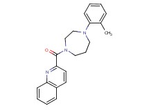 2-{[4-(2-methylphenyl)-1,4-diazepan-1-yl]carbonyl}quinoline