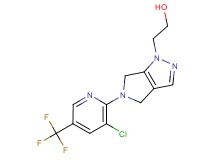 2-[5-[3-chloro-5-(trifluoromethyl)pyridin-2-yl]-5,6-dihydropyrrolo[3,4-c]pyrazol-1(4H)-yl]ethanol