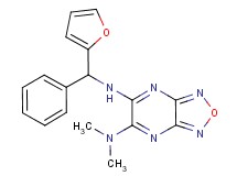 N'-[2-furyl(phenyl)methyl]-N,N-dimethyl[1,2,5]oxadiazolo[3,4-b]pyrazine-5,6-diamine