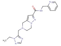 5-[(1-ethyl-1H-1,2,4-triazol-5-yl)methyl]-N-(pyridin-2-ylmethyl)-4,5,6,7-tetrahydropyrazolo[1,5-a]pyrazine-2-carboxamide