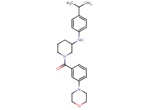 N-(4-isopropylphenyl)-1-[3-(4-morpholinyl)benzoyl]-3-piperidinamine