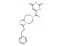 6-{[3-(2-phenylethyl)-5,6,8,9-tetrahydro-7H-[1,2,4]triazolo[4,3-d][1,4]diazepin-7-yl]carbonyl}pyrimidine-2,4(1H,3H)-dione