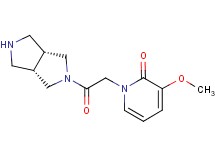1-{2-[rel-(3aR,6aS)-hexahydropyrrolo[3,4-c]pyrrol-2(1H)-yl]-2-oxoethyl}-3-methoxy-2(1H)-pyridinone hydrochloride
