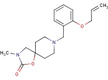 8-[2-(allyloxy)benzyl]-3-methyl-1-oxa-3,8-diazaspiro[4.5]decan-2-one