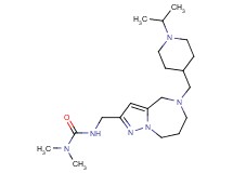 N'-({5-[(1-isopropylpiperidin-4-yl)methyl]-5,6,7,8-tetrahydro-4H-pyrazolo[1,5-a][1,4]diazepin-2-yl}methyl)-N,N-dimethylurea