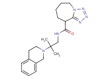 N-[2-(3,4-dihydroisoquinolin-2(1H)-yl)-2-methylpropyl]-6,7,8,9-tetrahydro-5H-tetrazolo[1,5-a]azepine-9-carboxamide