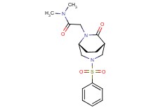 N,N-dimethyl-2-[(1S*,5R*)-7-oxo-3-(phenylsulfonyl)-3,6-diazabicyclo[3.2.2]non-6-yl]acetamide