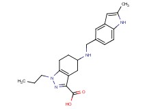 5-{[(2-methyl-1H-indol-5-yl)methyl]amino}-1-propyl-4,5,6,7-tetrahydro-1H-indazole-3-carboxylic acid