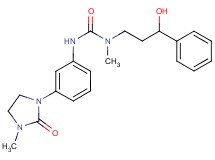 N-(3-hydroxy-3-phenylpropyl)-N-methyl-N'-[3-(3-methyl-2-oxoimidazolidin-1-yl)phenyl]urea