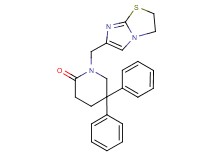 1-(2,3-dihydroimidazo[2,1-b][1,3]thiazol-6-ylmethyl)-5,5-diphenylpiperidin-2-one