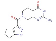 2-amino-7-(1,4,5,6-tetrahydrocyclopenta[c]pyrazol-3-ylcarbonyl)-5,6,7,8-tetrahydropyrido[3,4-d]pyrimidin-4(3H)-one
