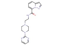 N-[2-(4-pyrimidin-2-ylpiperazin-1-yl)ethyl]pyrazolo[1,5-a]pyridine-7-carboxamide