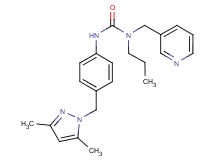 N'-{4-[(3,5-dimethyl-1H-pyrazol-1-yl)methyl]phenyl}-N-propyl-N-(pyridin-3-ylmethyl)urea