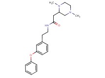 2-(1,4-dimethylpiperazin-2-yl)-N-[2-(3-phenoxyphenyl)ethyl]acetamide