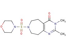 2,3-dimethyl-7-(morpholin-4-ylsulfonyl)-3,5,6,7,8,9-hexahydro-4H-pyrimido[4,5-d]azepin-4-one
