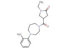 1-ethyl-4-{[4-(2-methylphenyl)-1,4-diazepan-1-yl]carbonyl}-2-pyrrolidinone