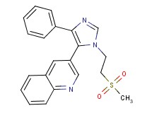 3-{1-[2-(methylsulfonyl)ethyl]-4-phenyl-1H-imidazol-5-yl}quinoline