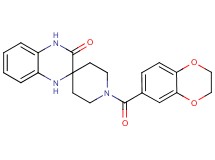 1-(2,3-dihydro-1,4-benzodioxin-6-ylcarbonyl)-1',4'-dihydro-3'H-spiro[piperidine-4,2'-quinoxalin]-3'-one