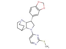 (3R*,3aR*,7aR*)-3-(1,3-benzodioxol-5-yl)-1-[2-(methylthio)pyrimidin-4-yl]octahydro-4,7-ethanopyrrolo[3,2-b]pyridine