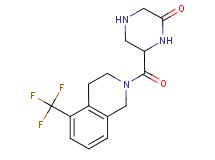 6-{[5-(trifluoromethyl)-3,4-dihydro-2(1H)-isoquinolinyl]carbonyl}-2-piperazinone hydrochloride