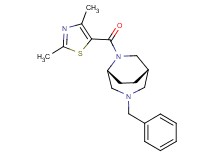 (1S*,5R*)-3-benzyl-6-[(2,4-dimethyl-1,3-thiazol-5-yl)carbonyl]-3,6-diazabicyclo[3.2.2]nonane