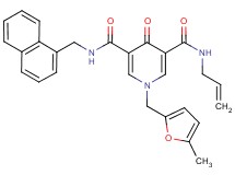 N-allyl-1-[(5-methyl-2-furyl)methyl]-N'-(1-naphthylmethyl)-4-oxo-1,4-dihydro-3,5-pyridinedicarboxamide