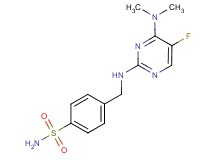 4-({[4-(dimethylamino)-5-fluoropyrimidin-2-yl]amino}methyl)benzenesulfonamide