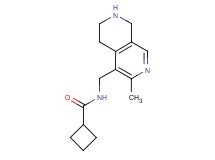 N-[(3-methyl-5,6,7,8-tetrahydro-2,7-naphthyridin-4-yl)methyl]cyclobutanecarboxamide