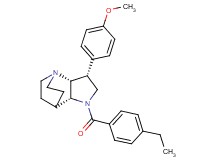 (3R*,3aR*,7aR*)-1-(4-ethylbenzoyl)-3-(4-methoxyphenyl)octahydro-4,7-ethanopyrrolo[3,2-b]pyridine