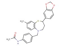 N-(4-{[2-(1,3-benzodioxol-5-yl)-8-methyl-3,4-dihydro-1,5-benzothiazepin-5(2H)-yl]methyl}phenyl)acetamide
