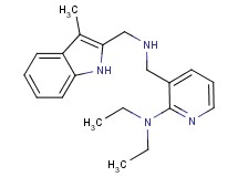 N,N-diethyl-3-({[(3-methyl-1H-indol-2-yl)methyl]amino}methyl)-2-pyridinamine