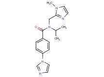 4-(1H-imidazol-1-yl)-N-isopropyl-N-[(1-methyl-1H-imidazol-2-yl)methyl]benzamide