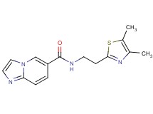 N-[2-(4,5-dimethyl-1,3-thiazol-2-yl)ethyl]imidazo[1,2-a]pyridine-6-carboxamide