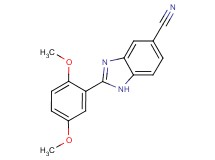 2-(2,5-dimethoxyphenyl)-1H-benzimidazole-5-carbonitrile