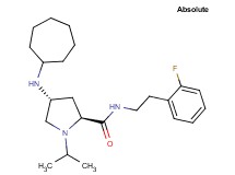 (4R)-4-(cycloheptylamino)-N-[2-(2-fluorophenyl)ethyl]-1-isopropyl-L-prolinamide