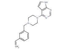 4-[4-(3-vinylbenzyl)piperazin-1-yl]-7H-pyrrolo[2,3-d]pyrimidine