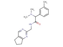 N-(6,7-dihydro-5H-cyclopenta[d]pyrimidin-2-ylmethyl)-2-(dimethylamino)-2-(3-methylphenyl)acetamide