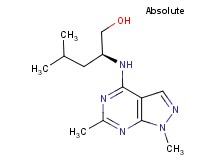 (2S)-2-[(1,6-dimethyl-1H-pyrazolo[3,4-d]pyrimidin-4-yl)amino]-4-methyl-1-pentanol