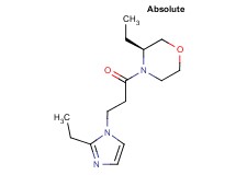 (3S)-3-ethyl-4-[3-(2-ethyl-1H-imidazol-1-yl)propanoyl]morpholine