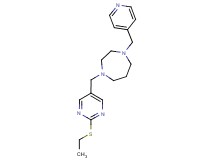 1-{[2-(ethylthio)pyrimidin-5-yl]methyl}-4-(pyridin-4-ylmethyl)-1,4-diazepane