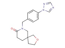 7-[4-(1H-1,2,4-triazol-1-yl)benzyl]-2-oxa-7-azaspiro[4.5]decan-8-one